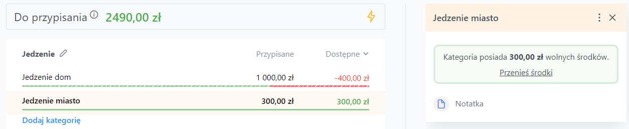Zdjęcie - przenieś środki