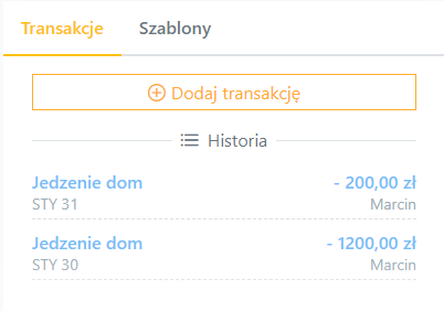 Zdjęcie - transakcje