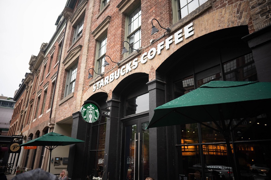Zdjęcie kawiarni starbucks